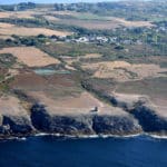 L'île de Groix vue du ciel