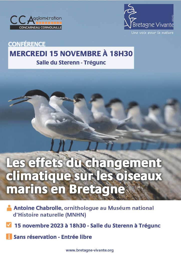 Conférence changement climatique et oiseaux marins
